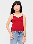 Image 1 of 3, rounded neckline, spaghetti straps, all-over print, Product #1181556