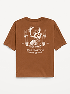 Image 2 of 2, Oversized Short-Sleeve Logo Graphic T-Shirt for Boys