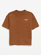 Image 1 of 2, crew neck, short sleeves, drop shoulders, logo graphic at front, Product #1181871