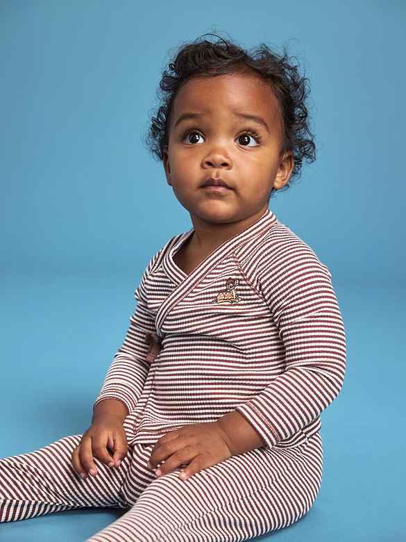 Old Navy x Disney Bambi Wrap-Front Top and Footed Pants Set for Baby
