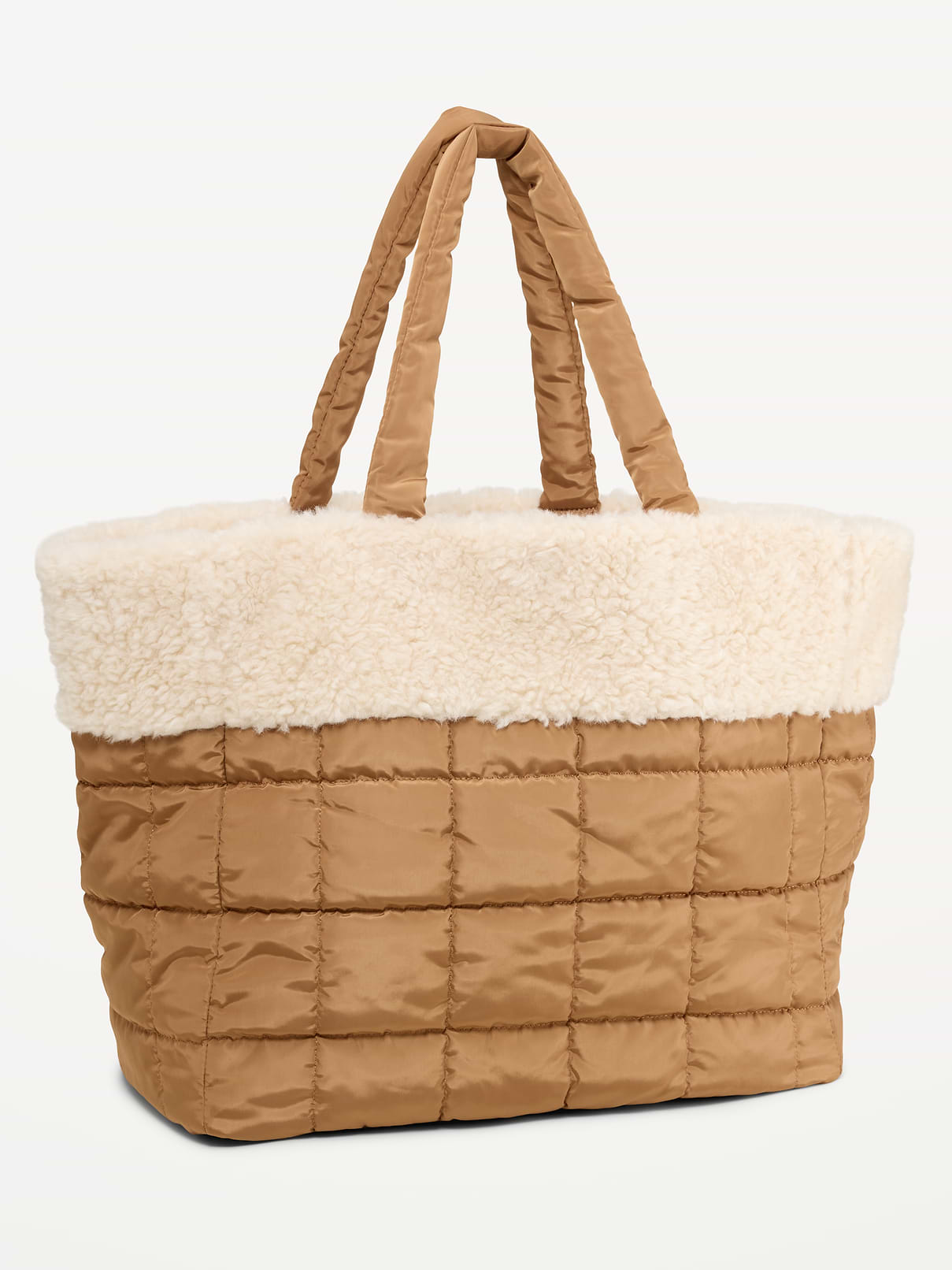 Active Puffer Large Sherpa-Lined Tote