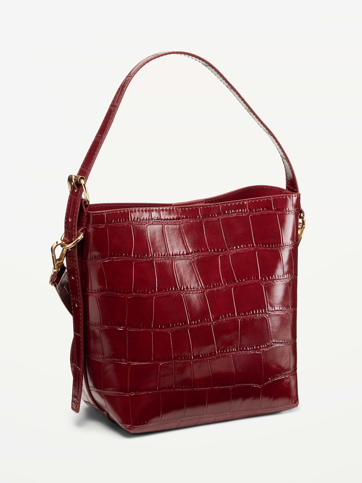 Image 3 of 5, Small Preppy Embossed Bucket Bag