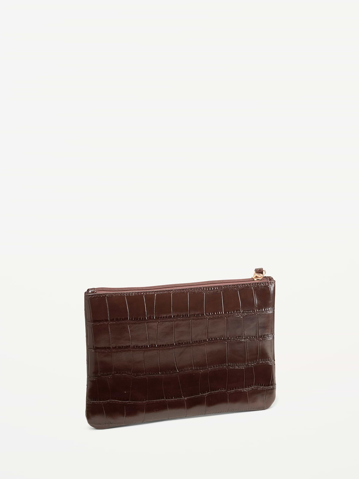 Image 3 of 5, Faux-Leather Wristlet