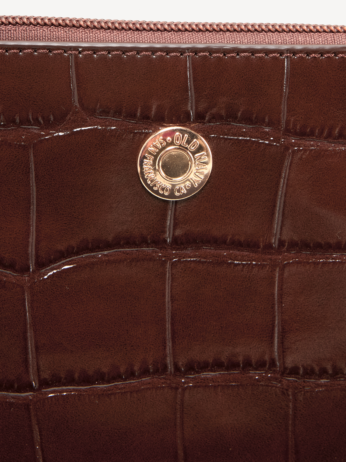 Image 5 of 5, Faux-Leather Wristlet