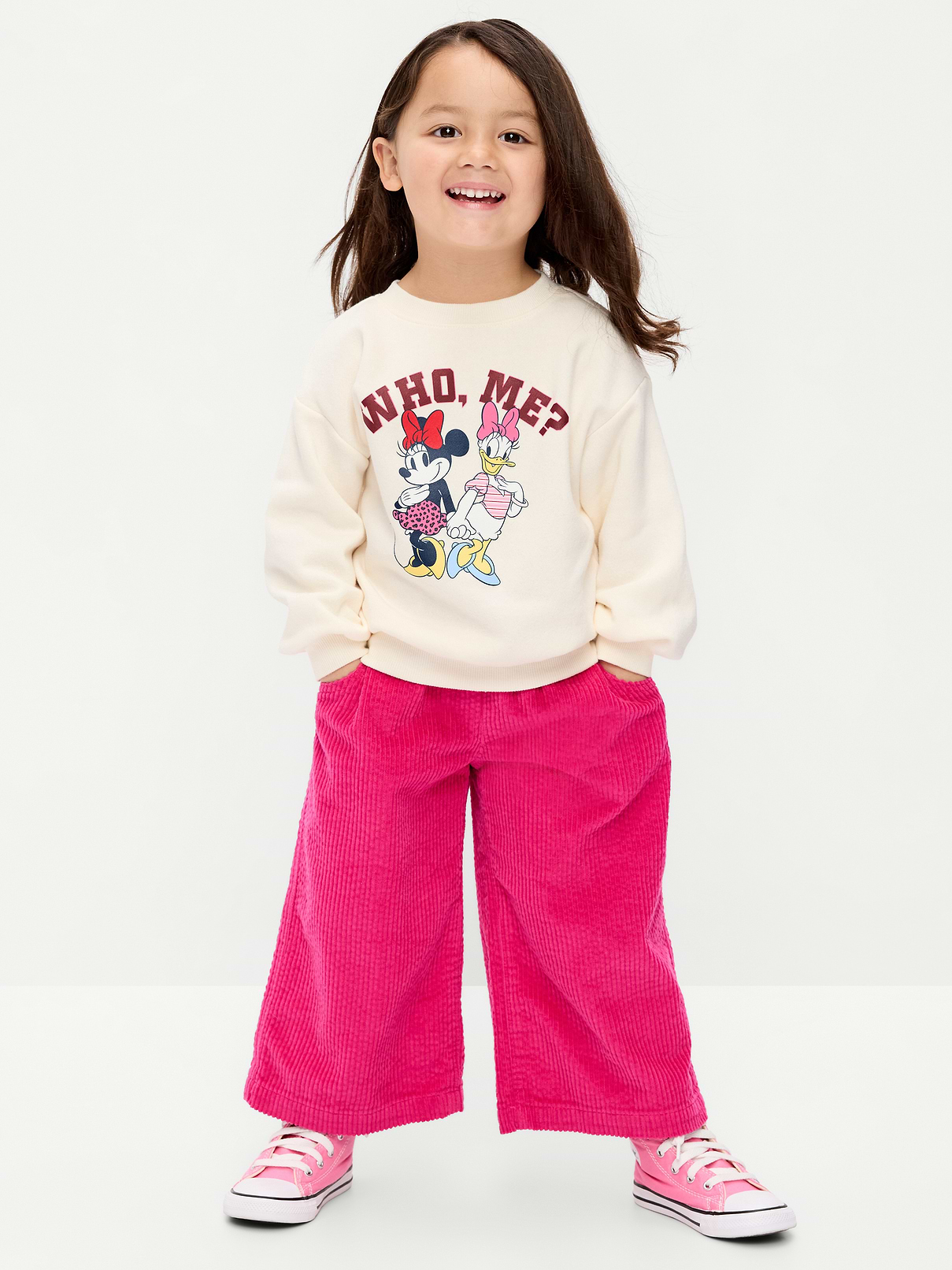 Image 1 of 3, crew neck, long sleeves, drop shoulders, licensed graphic, ©Disney, Product #910329