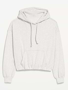 Image 2 of 2, SoComfy Bubble-Hem Hoodie Sweatshirt