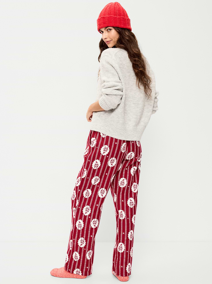 Image 3 of 8, Flannel Pajama Pants for Women