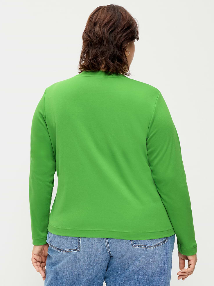 Image 6 of 6, Heavyweight Long-Sleeve Crew-Neck T-Shirt
