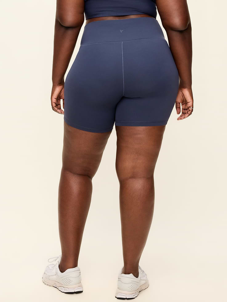 Image 9 of 9, High-Waisted StudioSmooth Biker Shorts -- 6-inch inseam
