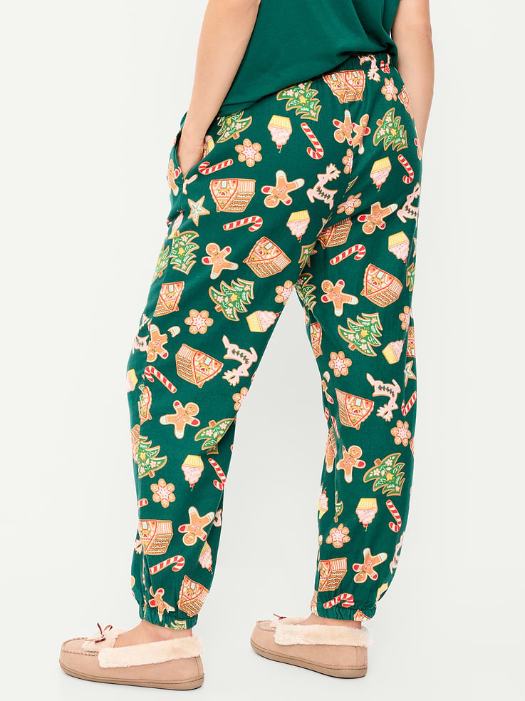 Image 5 of 5, Flannel Pajama Joggers