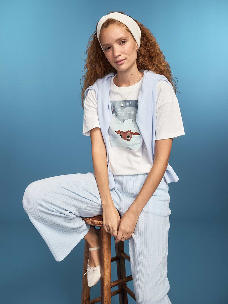 Image 3 of 10, Old Navy x Disney Bambi EveryWear Crew-Neck T-Shirt for Women