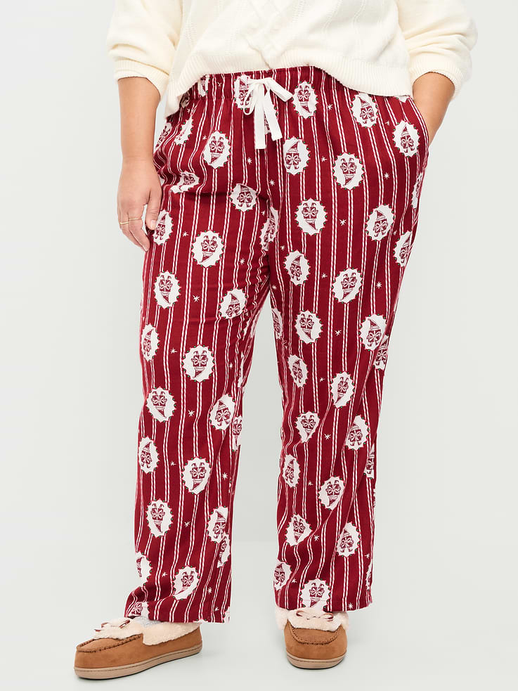 Image 7 of 8, Flannel Pajama Pants for Women