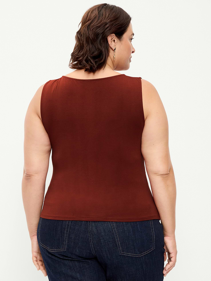 Image 8 of 8, Sleeveless Twist-Front Top