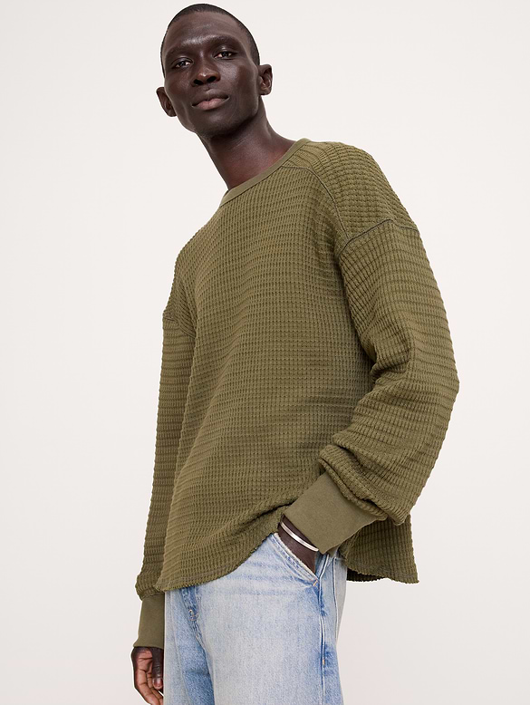 Alpine Thermal Crew-Neck Bamboo-Stitch T-Shirt