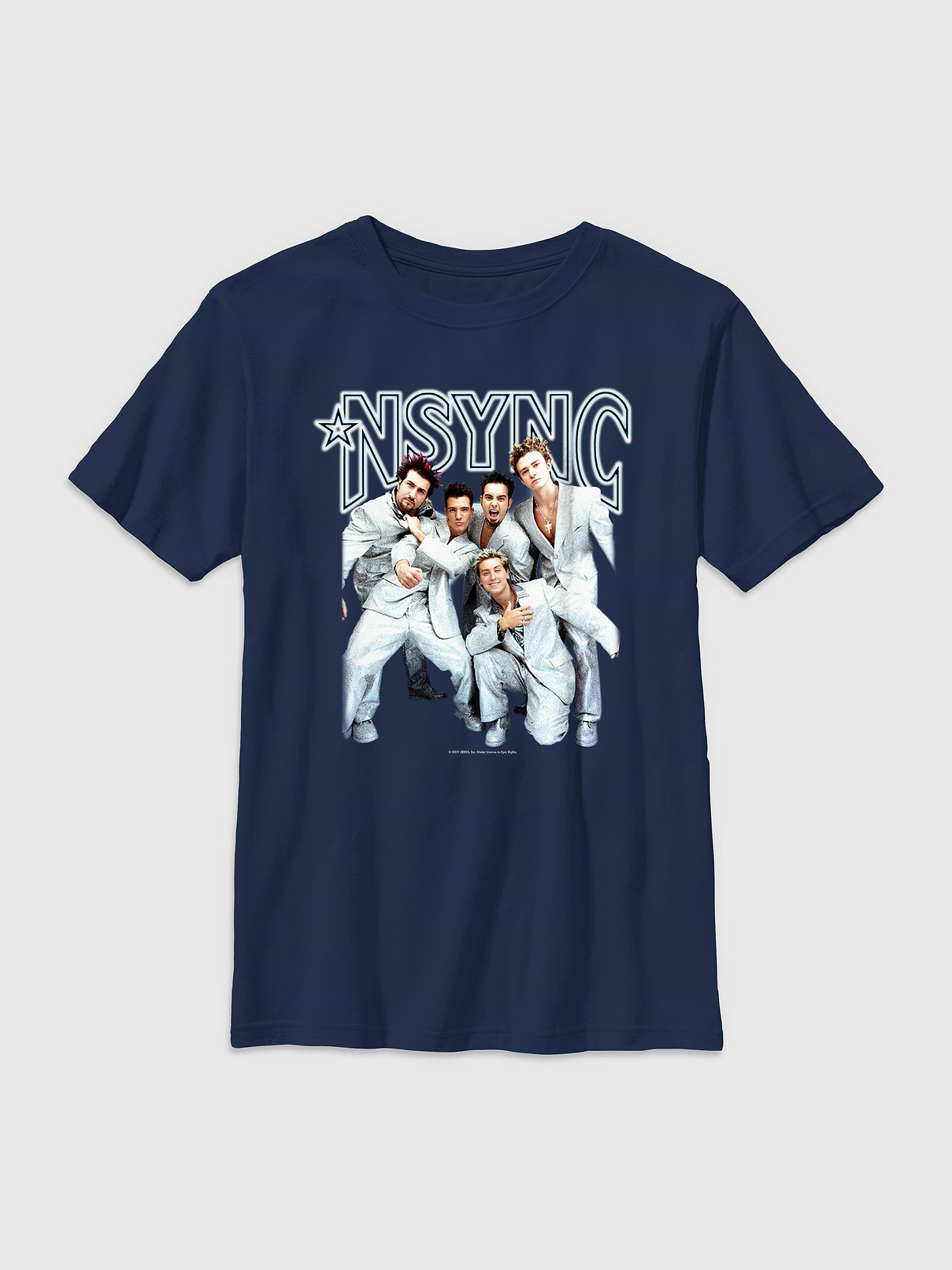 Image 1 of 4, Soft cotton blend T-shirt., Crewneck., Short sleeves., Officially licensed N 'Sync Gonna Be graphic at front. Fifth Sun is an internationally recognized manufacturer of exclusive licensed graphic apparel and innovative fashions for premium brands like Star Wars, Disney, Marvel, and Nintendo., This item is printed on demand