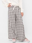 Image 1 of 4, elasticized waistband, functional drawstring, on-seam pockets, buttoned back pocket, wide leg, easy pull-on style, Product #1183296