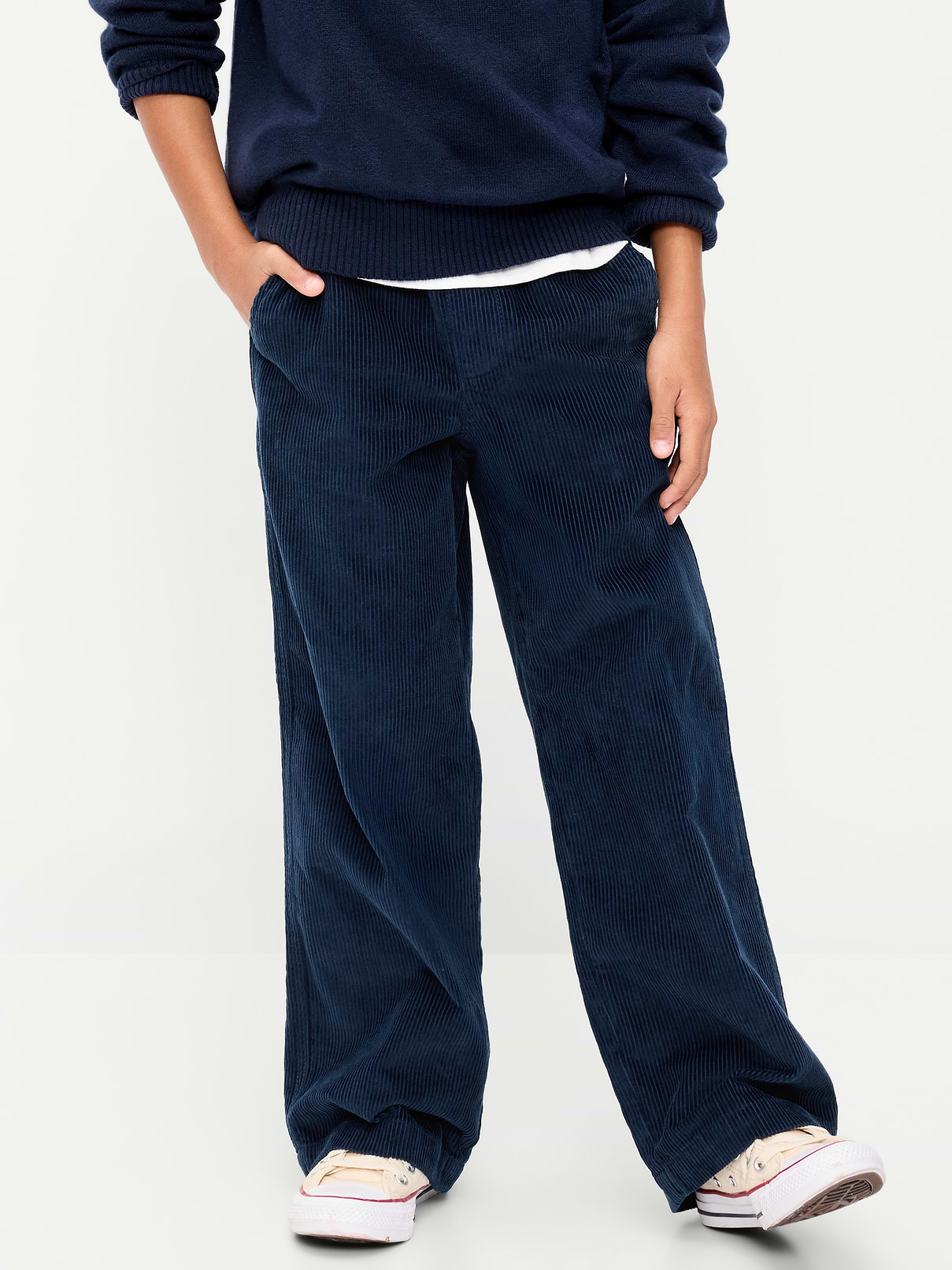 Image 1 of 4, elasticized waistband, functional drawstring, diagonal on-seam pockets, patch pocket at back, easy pull-on style, Product #1183769