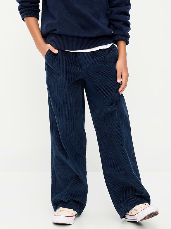 Pull-On Baggy Corduroy Pants for Boys