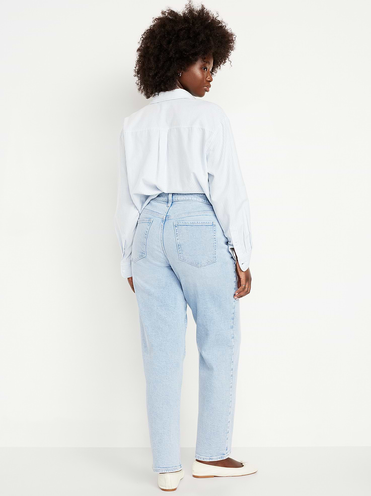 Image 6 of 8, Curvy High-Waisted OG Loose Jeans