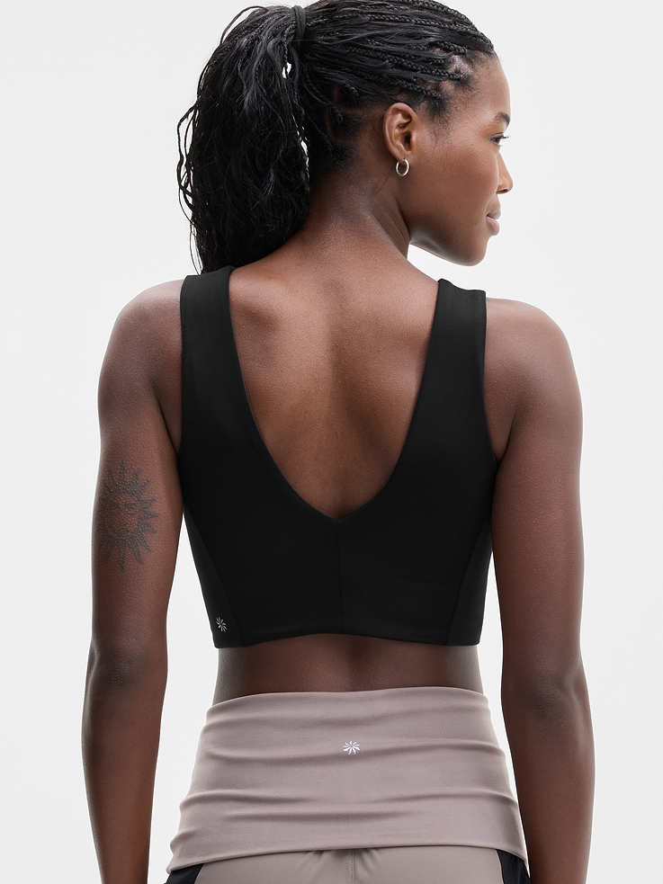 Image 3 of 4, Transcend Low Back Longline Bra D-DD