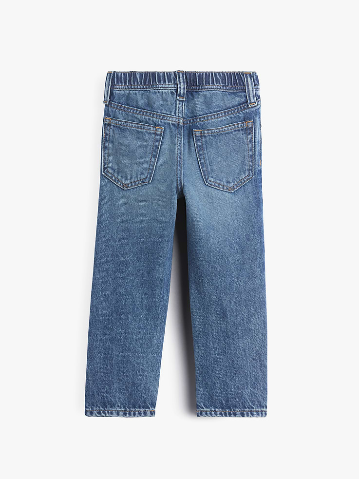 Image 3 of 4, Baby & Toddler Pull-On Relaxed Straight Jeans