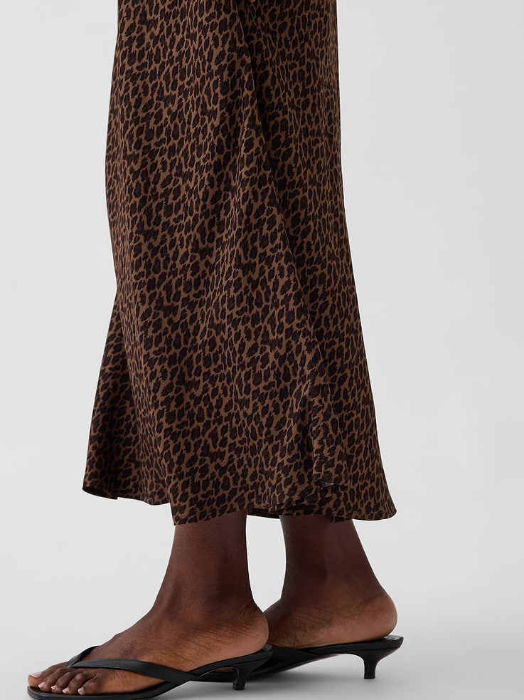 Image 5 of 6, Cap-Sleeve Maxi Slip Dress