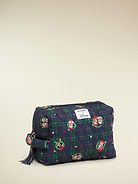 Image 1 of 1, zip-top closure, tassel detail at zipper pull, embroidered patch at front, spacious main compartment, structured rectangular silhouette, licensed graphic, ©Disney, online exclusive, Product #1181930