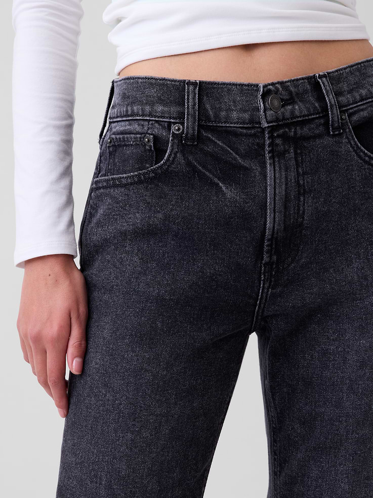Image 5 of 6, High Rise '90s Slim Straight Jeans