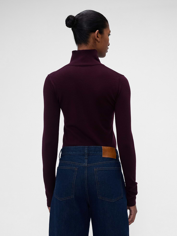 Image 2 of 5, Gap × Victoria Beckham Merino Turtleneck Sweater