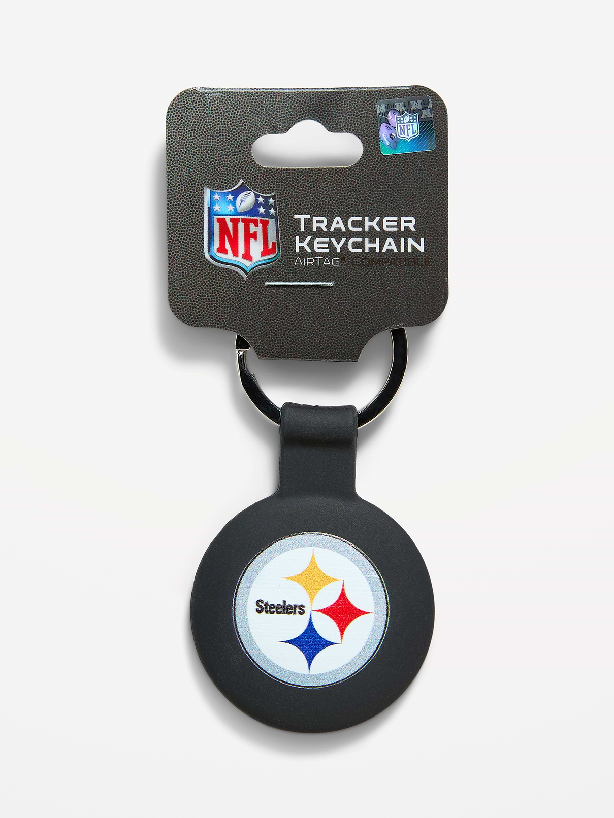 Image 1 of 1, tracker keychain, includes a key ring to attach to bags, pet collars, keys, or backpacks, Product #1187570
