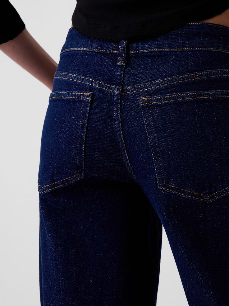 Image 6 of 7, Low Rise Stride Wide-Leg Jeans