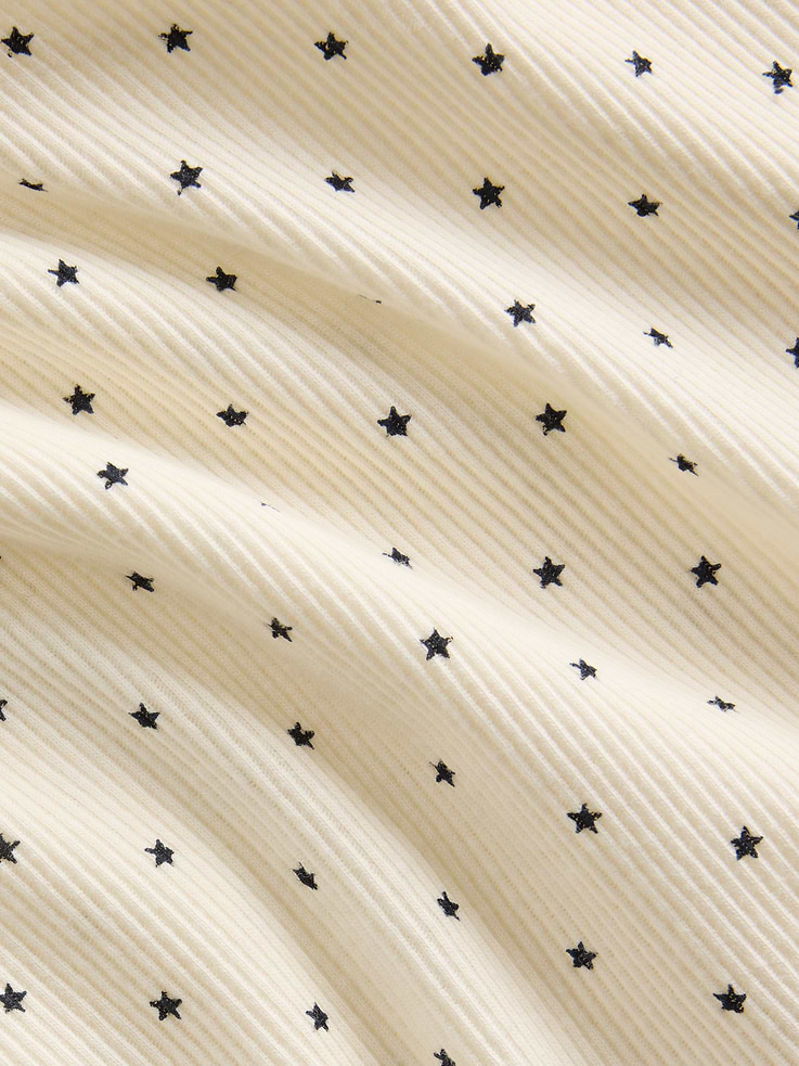 Image 4 of 4, Kids Lace-Trim Sweetheart Rib T-Shirt