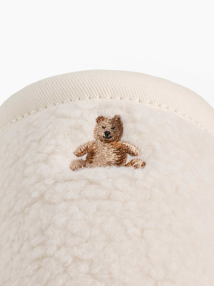 Image 5 of 5, Toddler Brannan Bear Sherpa Clog Slippers