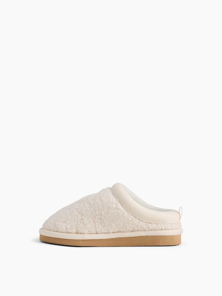 Image 4 of 5, Toddler Brannan Bear Sherpa Clog Slippers