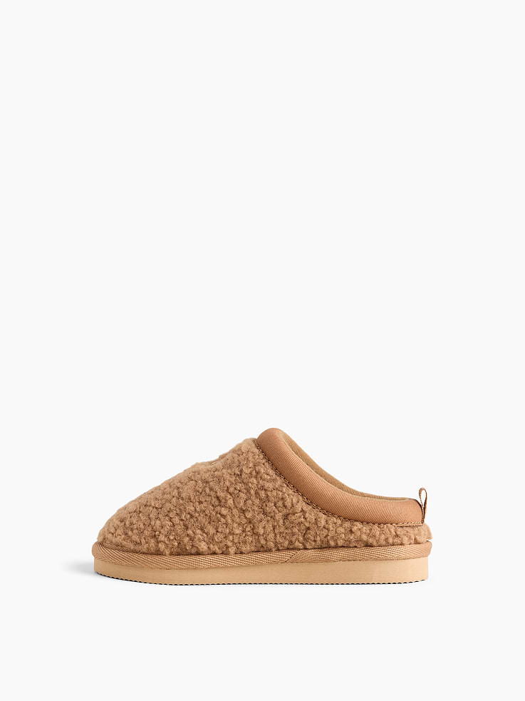 Image 4 of 4, Toddler Brannan Bear Sherpa Clog Slippers