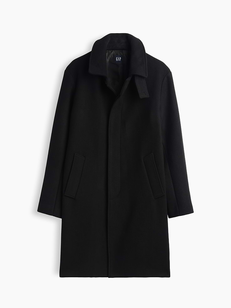 Image 5 of 5, Wool-Blend Car Coat