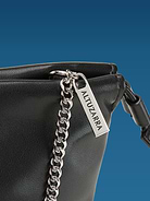 Image 4 of 7, Old Navy x Altuzarra Vegan Leather Drawstring Baguette Bag