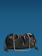 Image 6 of 7, Old Navy x Altuzarra Vegan Leather Drawstring Baguette Bag