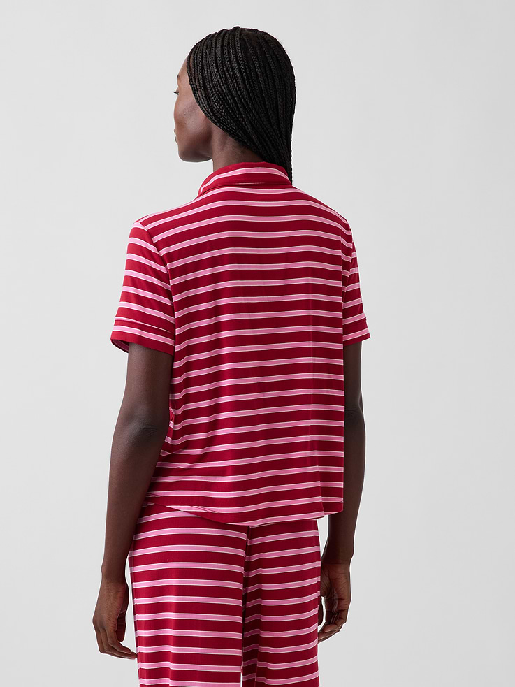 Image 3 of 5, SoftMade Modal PJ Top