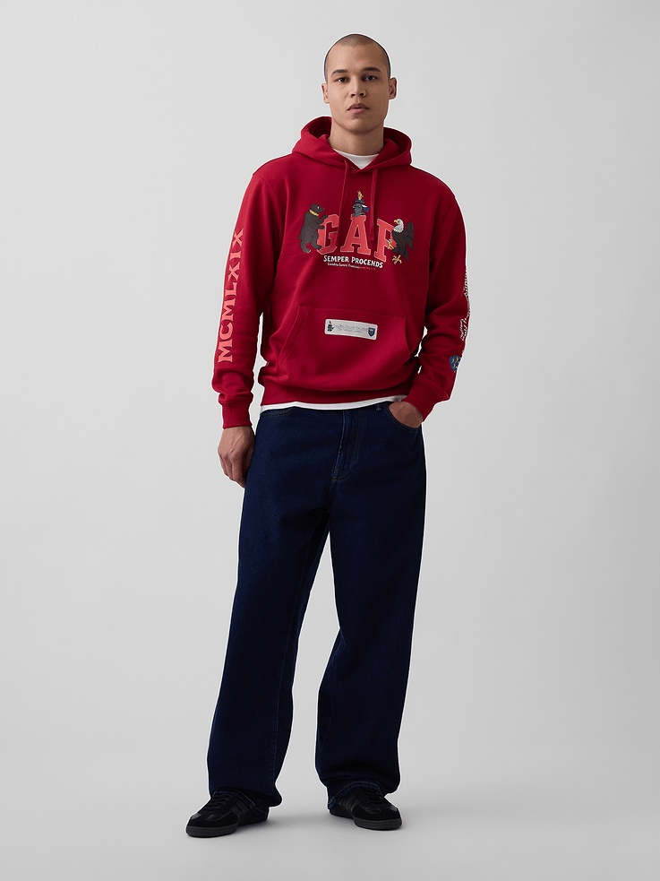 Image 2 of 8, Adult Heavyweight Logo Hoodie by Edward Crutchley