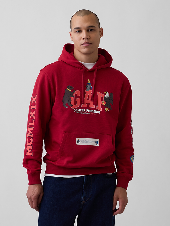 Adult Heavyweight Logo Hoodie by Edward Crutchley