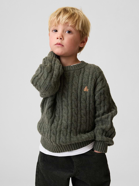 Baby & Toddler CashSoft Cable-Knit Sweater