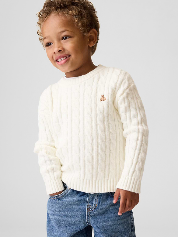 Baby & Toddler CashSoft Cable-Knit Sweater