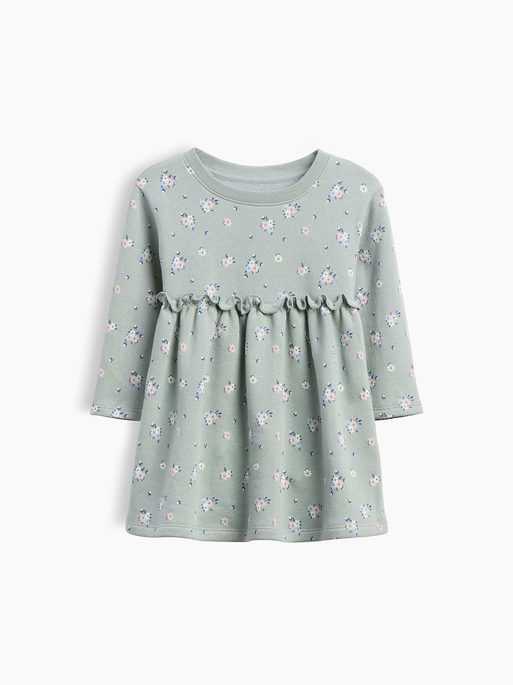Image 2 of 3, Baby & Toddler Sweatshirt Dress