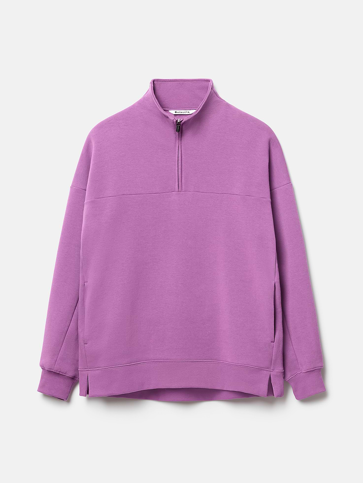 Image 7 of 7, Forever Fleece 1/4 Zip Sweatshirt
