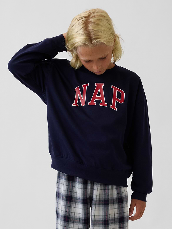 Kids Recycled NAP Logo PJ Sweatshirt