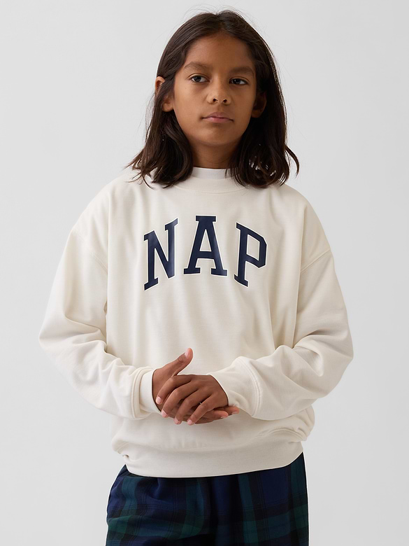Kids Recycled NAP Logo PJ Sweatshirt