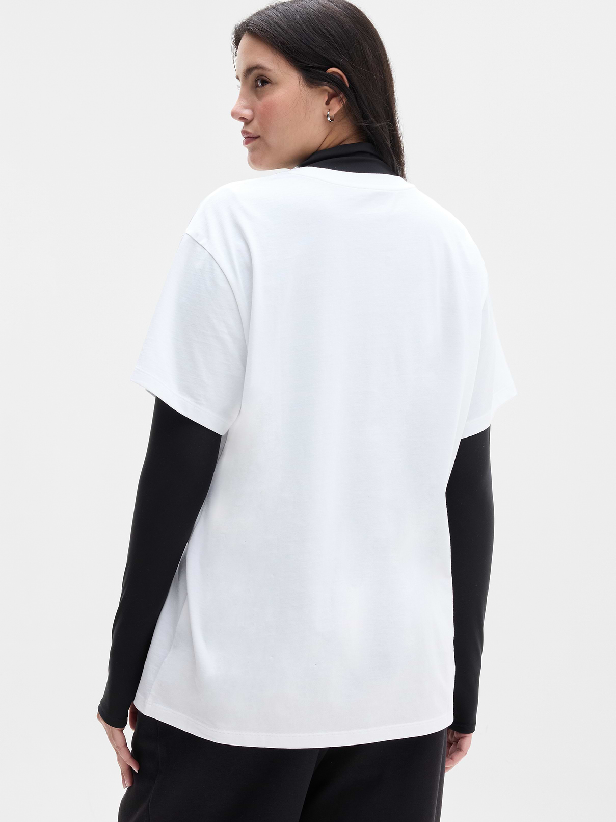 Image 5 of 5, Favorite Cotton Relaxed Graphic Tee