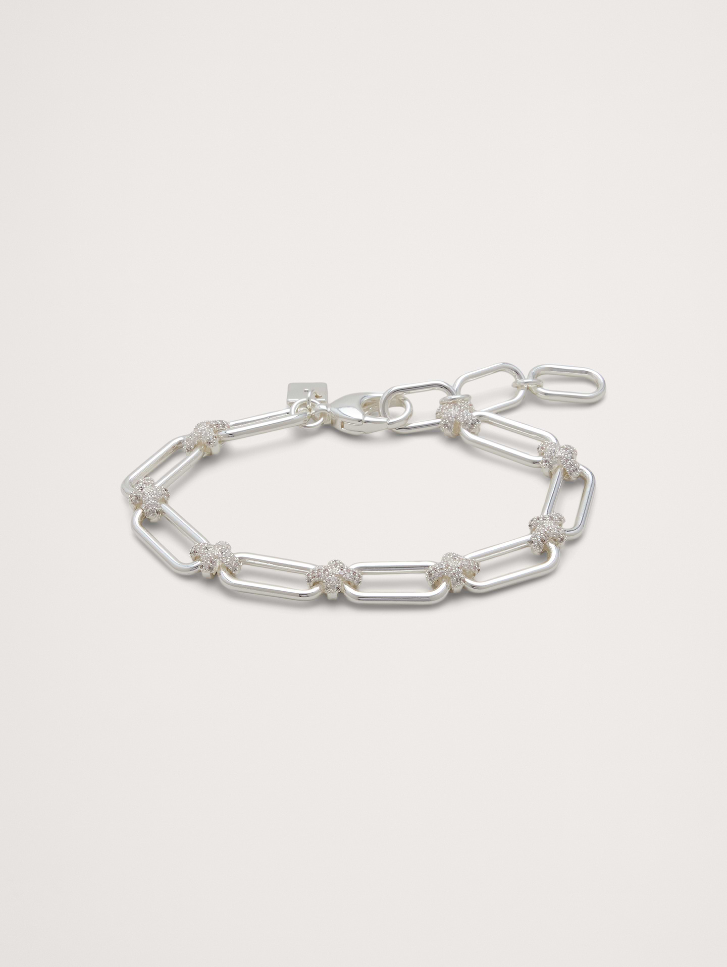 Image 1 of 2, Imagine a link bracelet with embellished connectors between each link. Now imagine wearing it with the matching necklace and earrings., Lobster clasp., Product #1193058