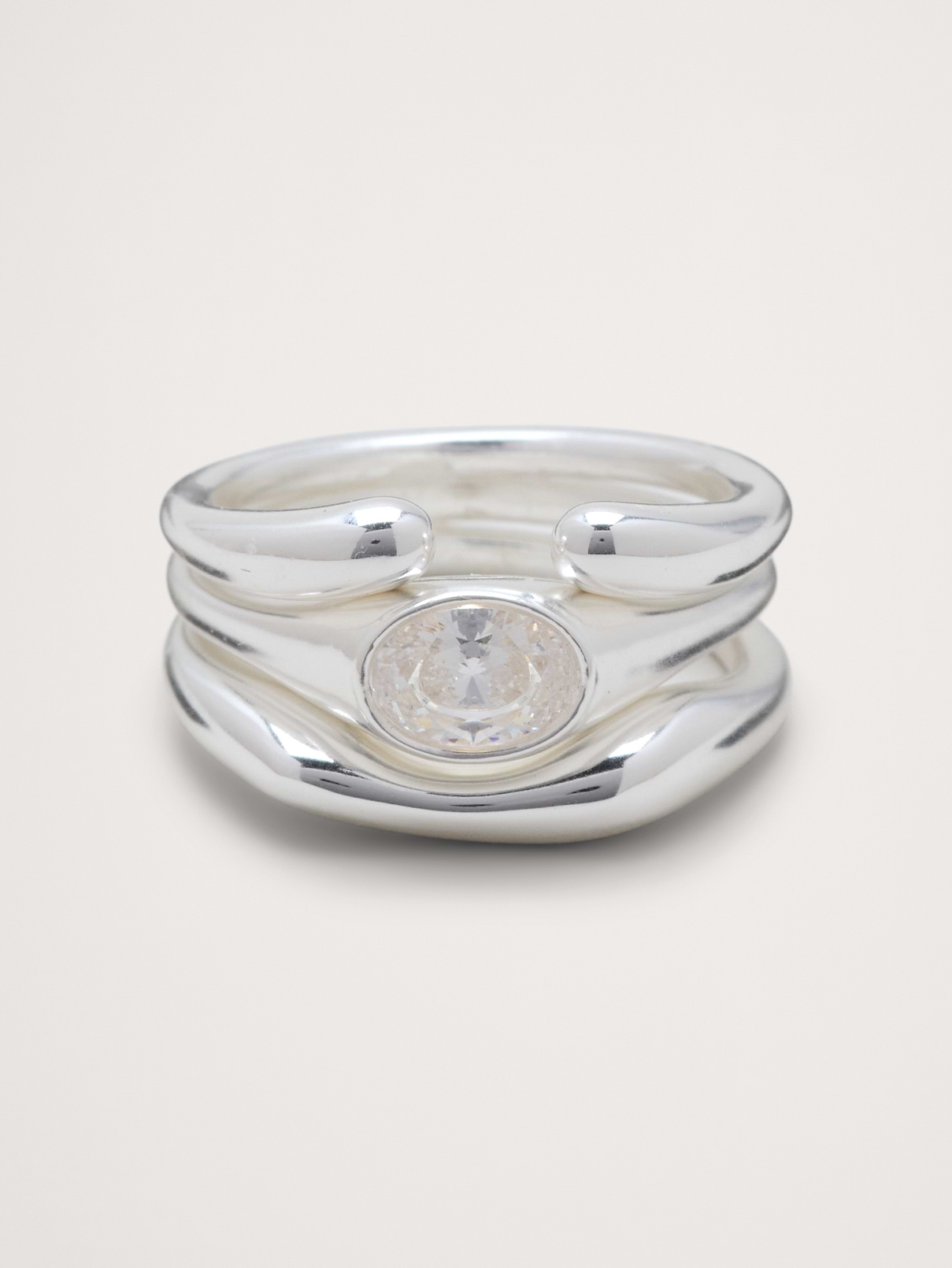 Sculpted Stack Ring
